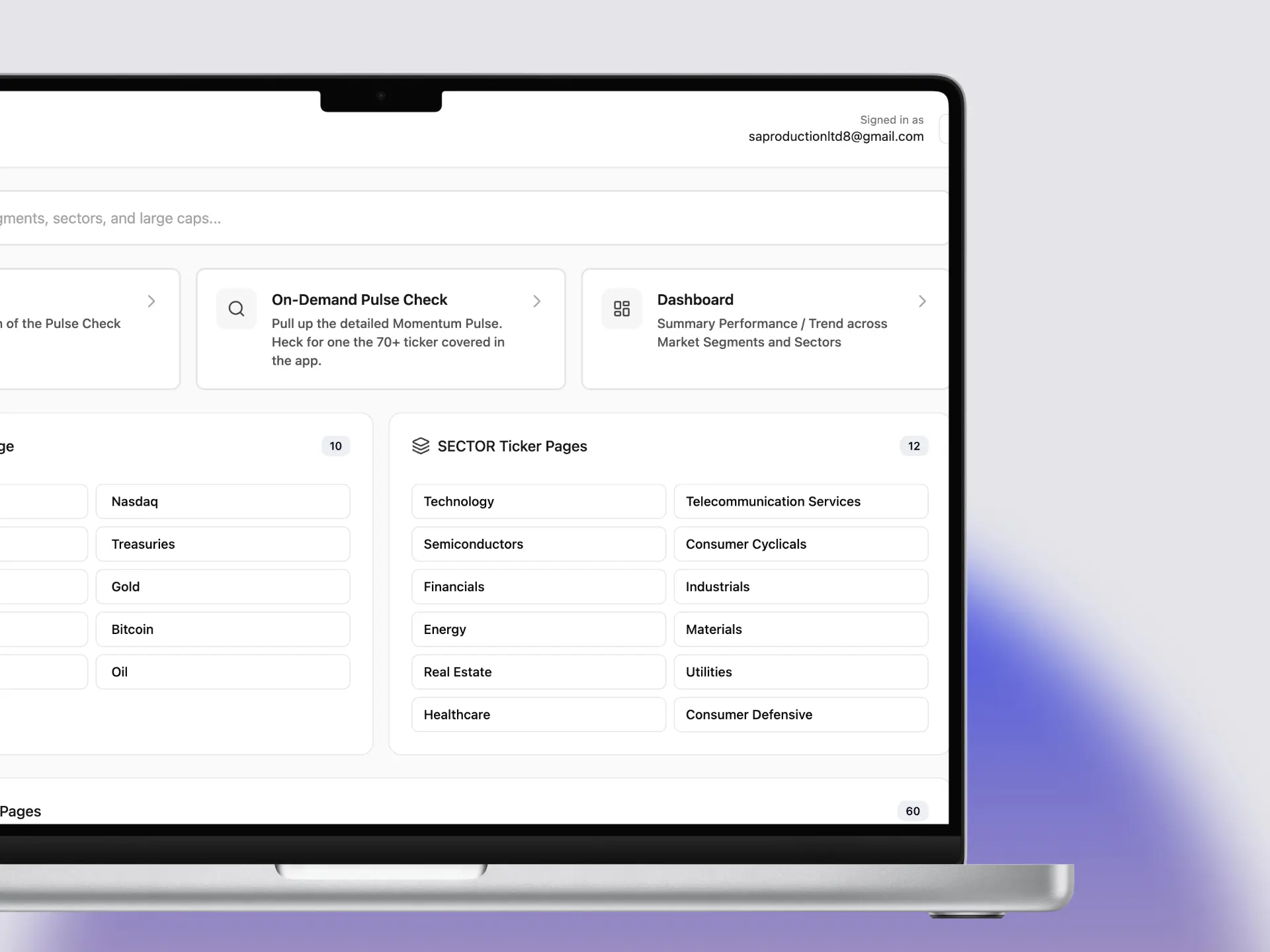 Private subscriber fintech platform dashboard with restricted access workflow